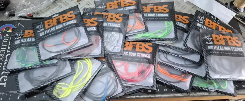 Finished Big Fella's sets bagged and labelled.